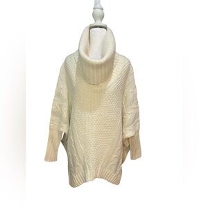 Moda International Cream Cowl Neck Sweater
